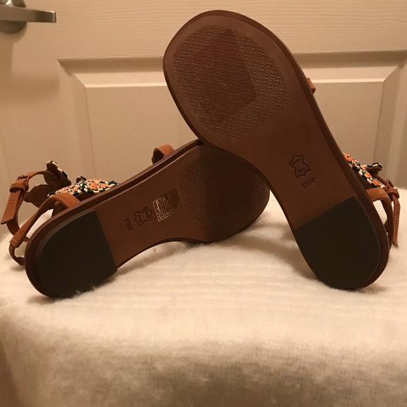 NIB -Tory Burch Palisade Flat Sandals - Picture 8 of 8